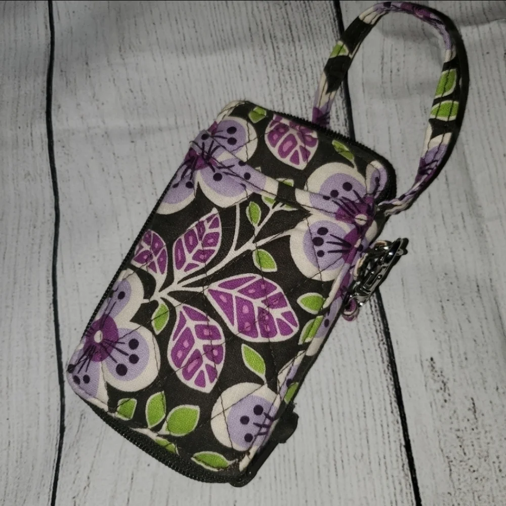 Vera Bradley Plum Purple Wristlet